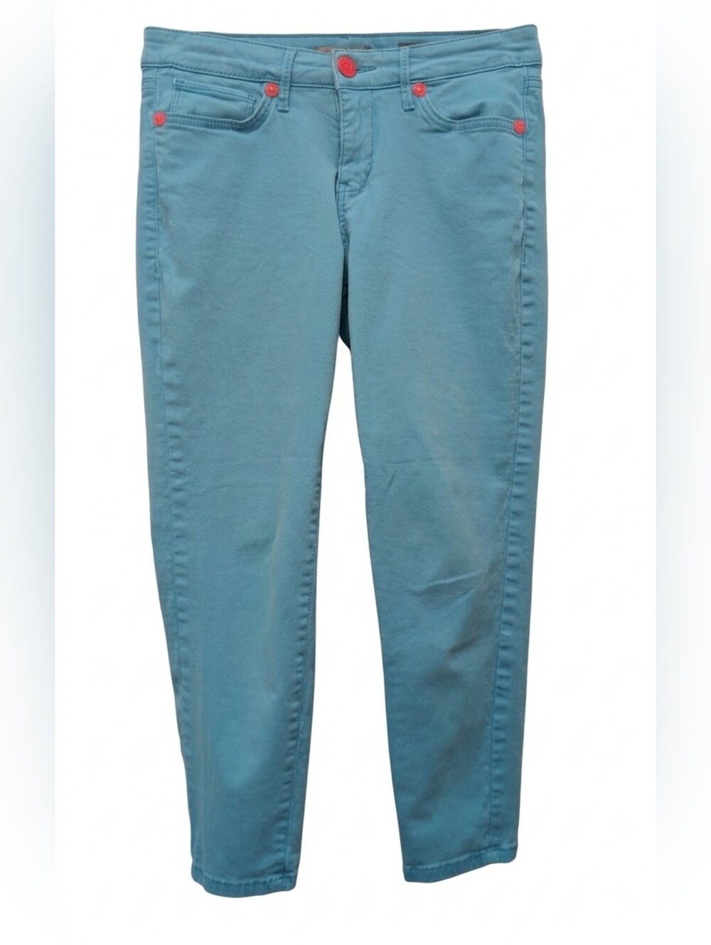 Nine West Vintage America Matchstick Skinny Jeans Aqua Blue Size 6 / 28
